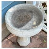 Cement Bird Bath