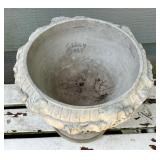 Charming Cement Bowl by C. Sibley