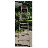 Rid-Jid 7 1/2 Foot Wooden Ladder