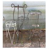 Five Fine Metal Plant Stands