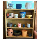 Shelf, Planters and Pots