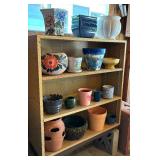 Shelf, Planters and Pots