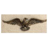 Majestic Golden Brass Eagle Decorative Wall Hanging