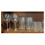 Crystal and Clear Glass Grouping