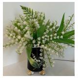Lovely Vintage Items including Limoge Platter, Small Vases with Flowers and More
