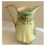 Lovely Vintage Items including Limoge Platter, Small Vases with Flowers and More