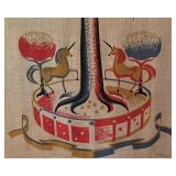 Whimsical Vintage Don Gilman Tapestry