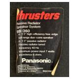 Pair of Thruster Passive Radiator SB-360 Speakers