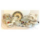 Floral Serving Pieces by Tuscan, Royal Albert, Royal Doulton, Block, Aynsley and More!