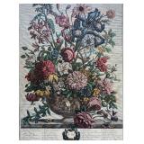 Months of Flowers Print by Robert Furber
