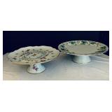Two Pretty Pedestal Desert Serves by Andrea and Lentil Ardalt