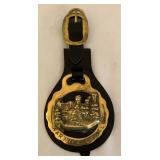 Vintage Warwick Castle Buckle Wall Hanging