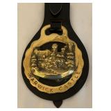 Vintage Warwick Castle Buckle Wall Hanging
