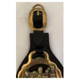 Vintage Warwick Castle Buckle Wall Hanging