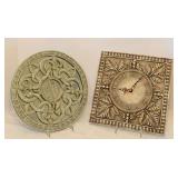 Resign Clock and Mirrored Decor