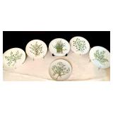 Vintage "Herb" Collector Plates Taste Setter Collection