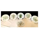 Vintage "Herb" Collector Plates Taste Setter Collection