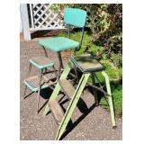 Vintage Cosco Step Stool / Kitchen Stool and Small Ladder
