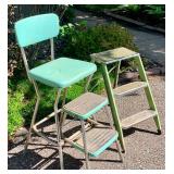 Vintage Cosco Step Stool / Kitchen Stool and Small Ladder