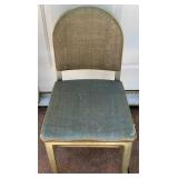 Vintage Chair with Green Vinyl Seat