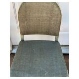 Vintage Chair with Green Vinyl Seat