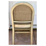 Vintage Chair with Green Vinyl Seat