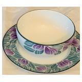 Variety of Vintage Floral China Dishes