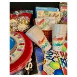 Amazing Birthday Party Supplies, Including Ribbon, Cups, Napkins and More!