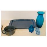 Pretty Vintage Home Decor in Blue Tones