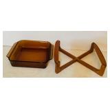 Fun Vintage Wood, Glass and Baskets For Serving