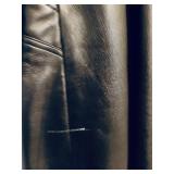 Amazing Vintage Leather and Fur Full Length Jacket