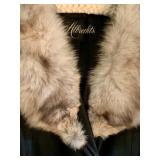 Amazing Vintage Leather and Fur Full Length Jacket