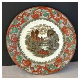 Asian Style Plates and Figurine
