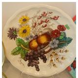 Variety of Vintage Fruit Themed Plates