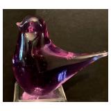 Three Art Glass Animal Figurines