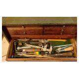Vintage Tool Box with Tools