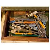 Vintage Tool Box with Tools