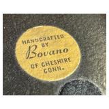 Pair of Vintage Enamel Handcrafted Bovano Coasters