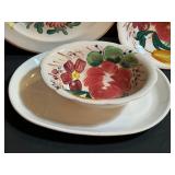 Vintage Colorful Serving Dishes