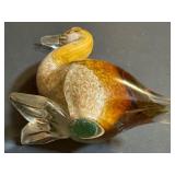 Vintage Art Glass Bird
