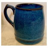 Variety of Vintage Blue Stoneware Mugs, Bowls and More!