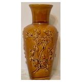 Vintage Hyalyn Pottery Brown Glazed Vase