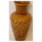Vintage Hyalyn Pottery Brown Glazed Vase