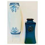 Two Blue and White Vases