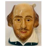 Vintage Sylvac Staffordshire Pottery William Shakespeare Character Mug Cup