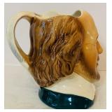 Vintage Sylvac Staffordshire Pottery William Shakespeare Character Mug Cup