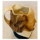 Vintage Sylvac Staffordshire Pottery William Shakespeare Character Mug Cup