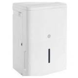 GE 35 pt. Dehumidifier with Smart Dry for Bedroom, Basement or Very Damp Rooms up to 3000 sq. ft. in White Customer Returns See Pictures