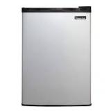 Magic Chef 2.6 cu. ft. Mini Fridge in Stainless Look   Customer Returns See Pictures