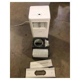 Vissani 5,000 BTU 115-Volt Portable Air Conditioner for 150 sq. ft. Rooms with Dehumidifier and Remote in White  Customer Returns See Pictures